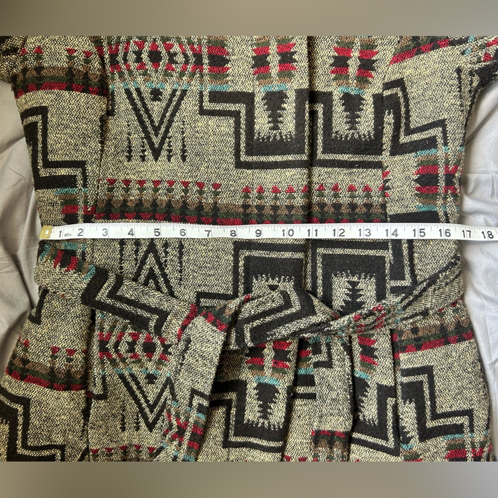 Mossimo Supply Co. Trench Style Coat with Geometric Print - Picture 10 of 10